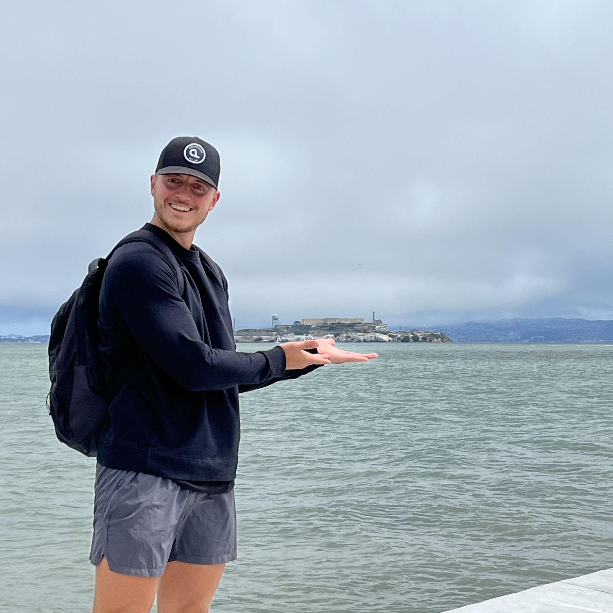 Trav's first trip to The City (San Francisco).