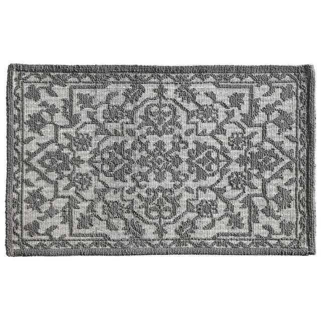Rowen Bath Mat, Charcoal, 21" x 34"