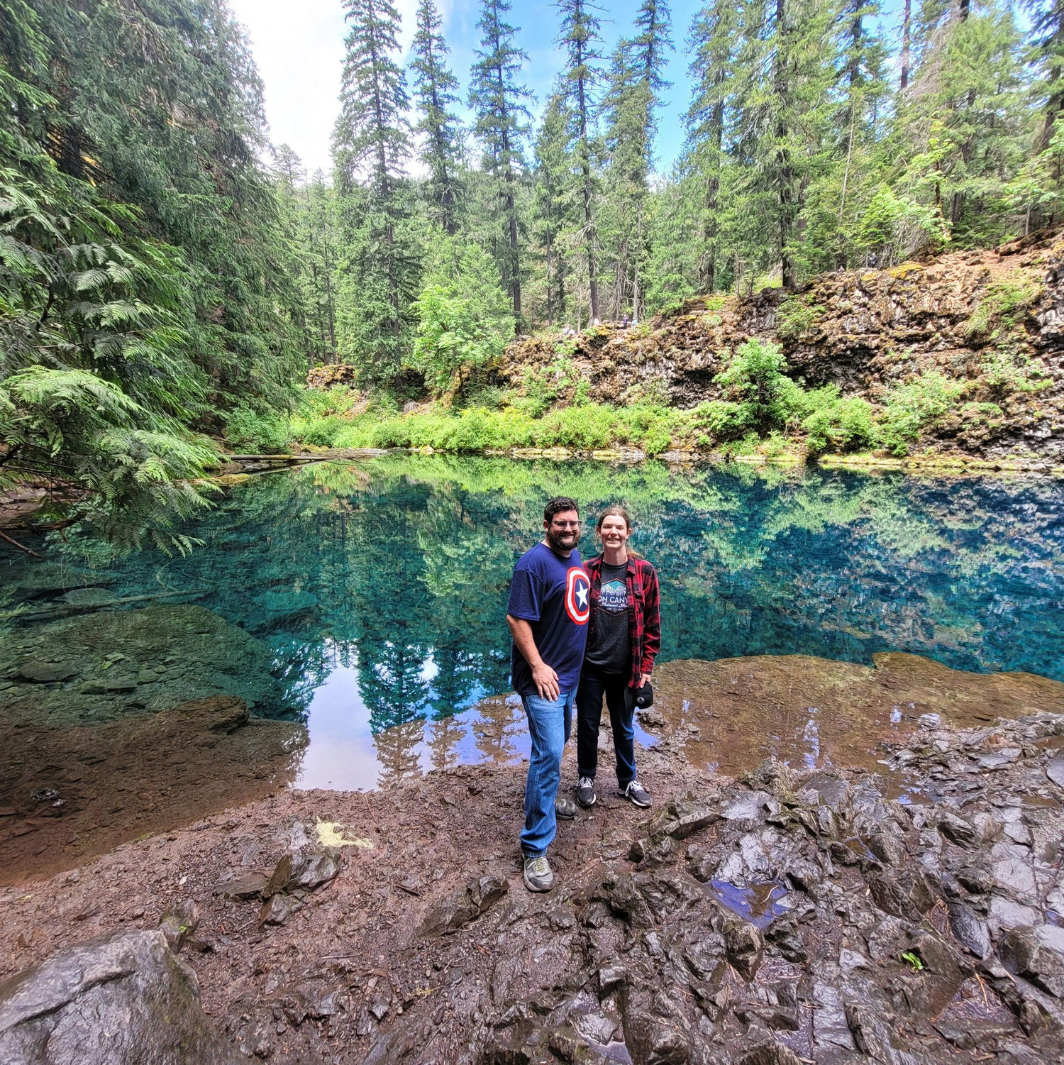 Blue Pool was a must see as well!