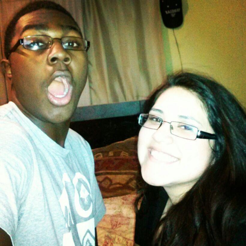 2013. Our first photo EVER taken together! (yikes) haha