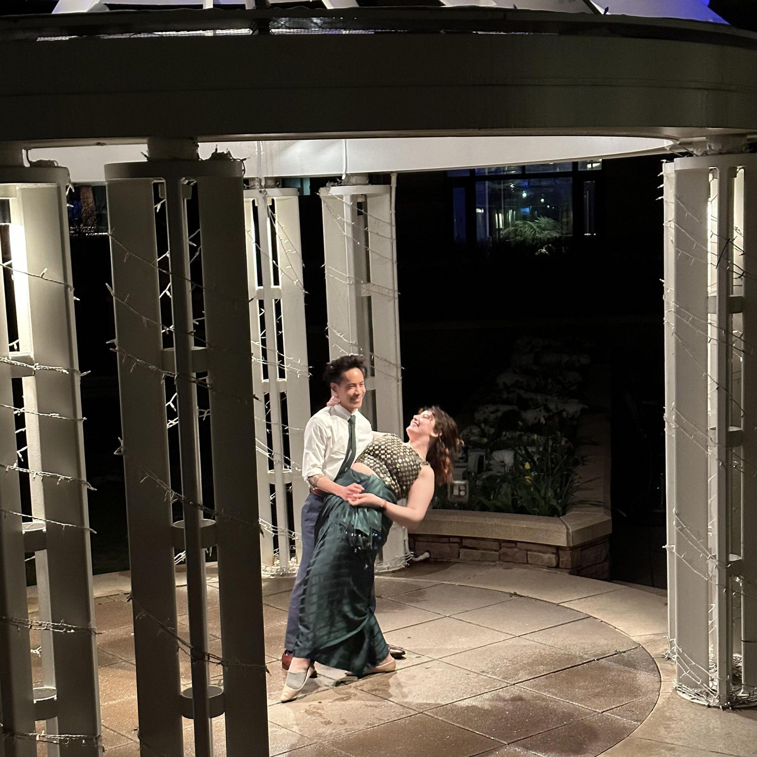 Don't drop her!