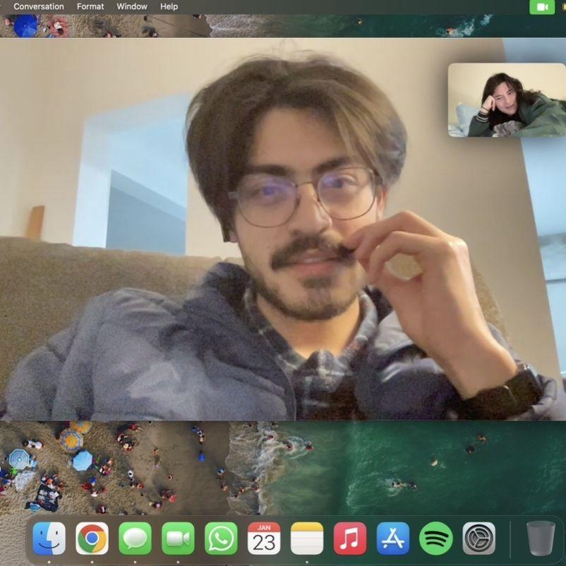 Daniel and Brooke spent majority of their relationship long distance, so there was many facetime dates!