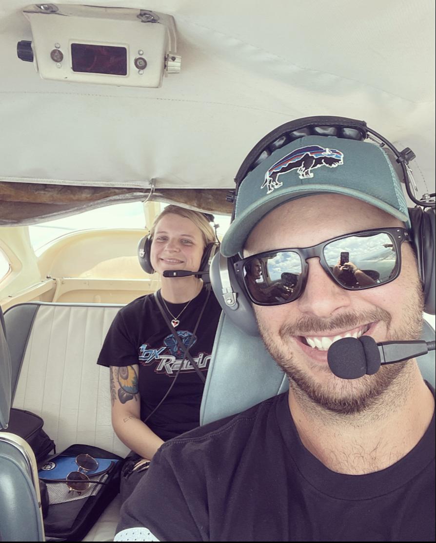 The first time I put my life in Zack’s hands with his first time flying a plane!