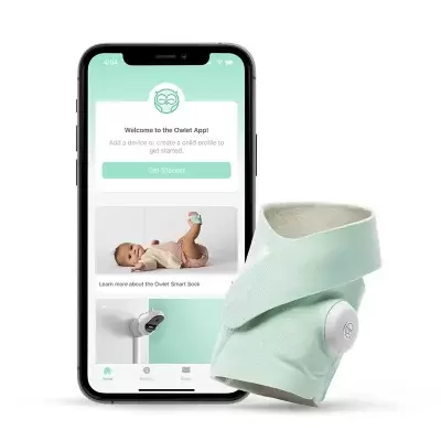 Owlet® Smart Sock 3 Wearable Baby Monitor in Mint