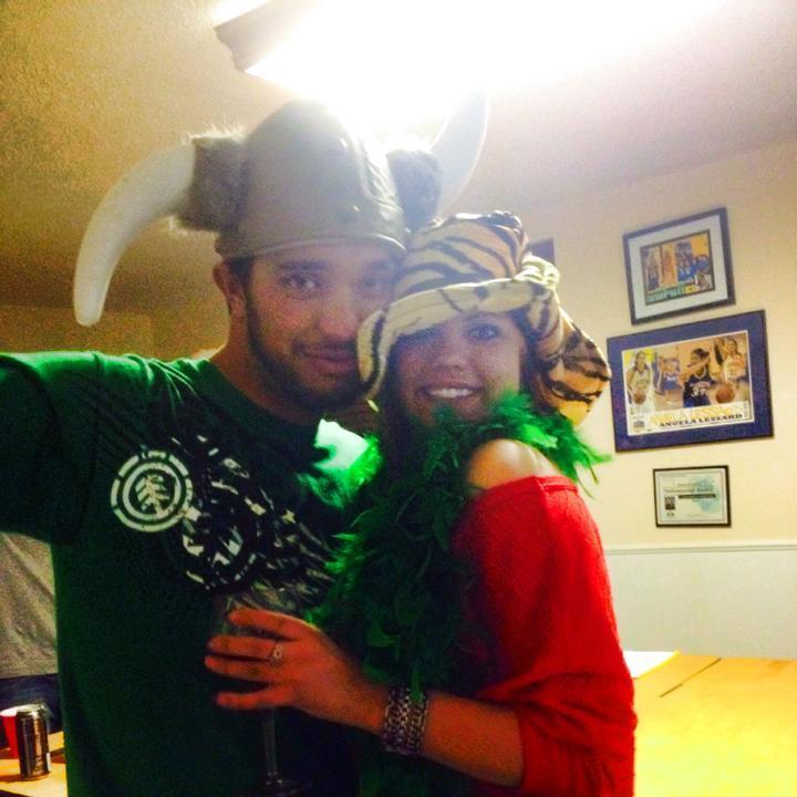 One of our very first pictures as a couple!