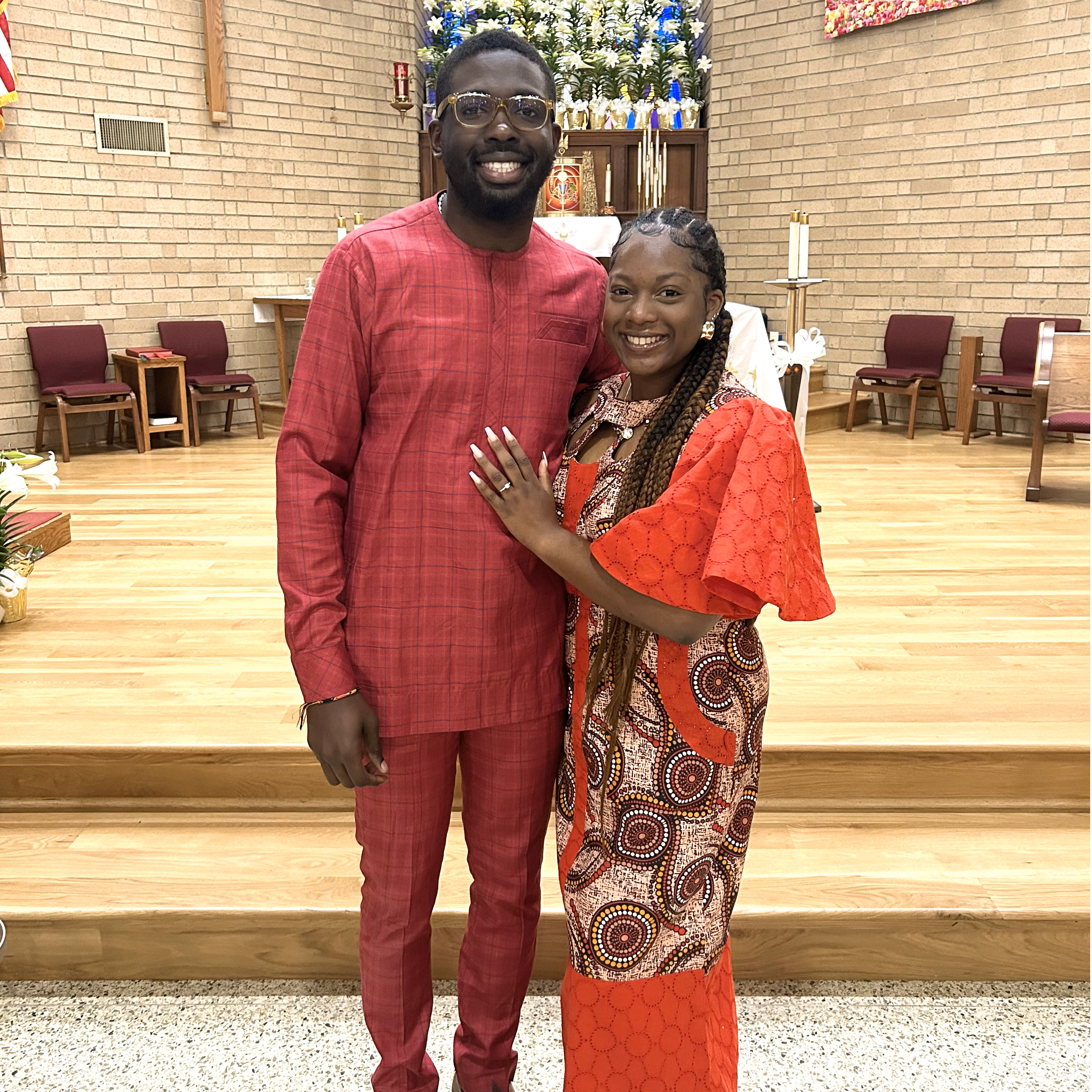 Easter celebration at our South Carolina home church, St. Joseph's.
