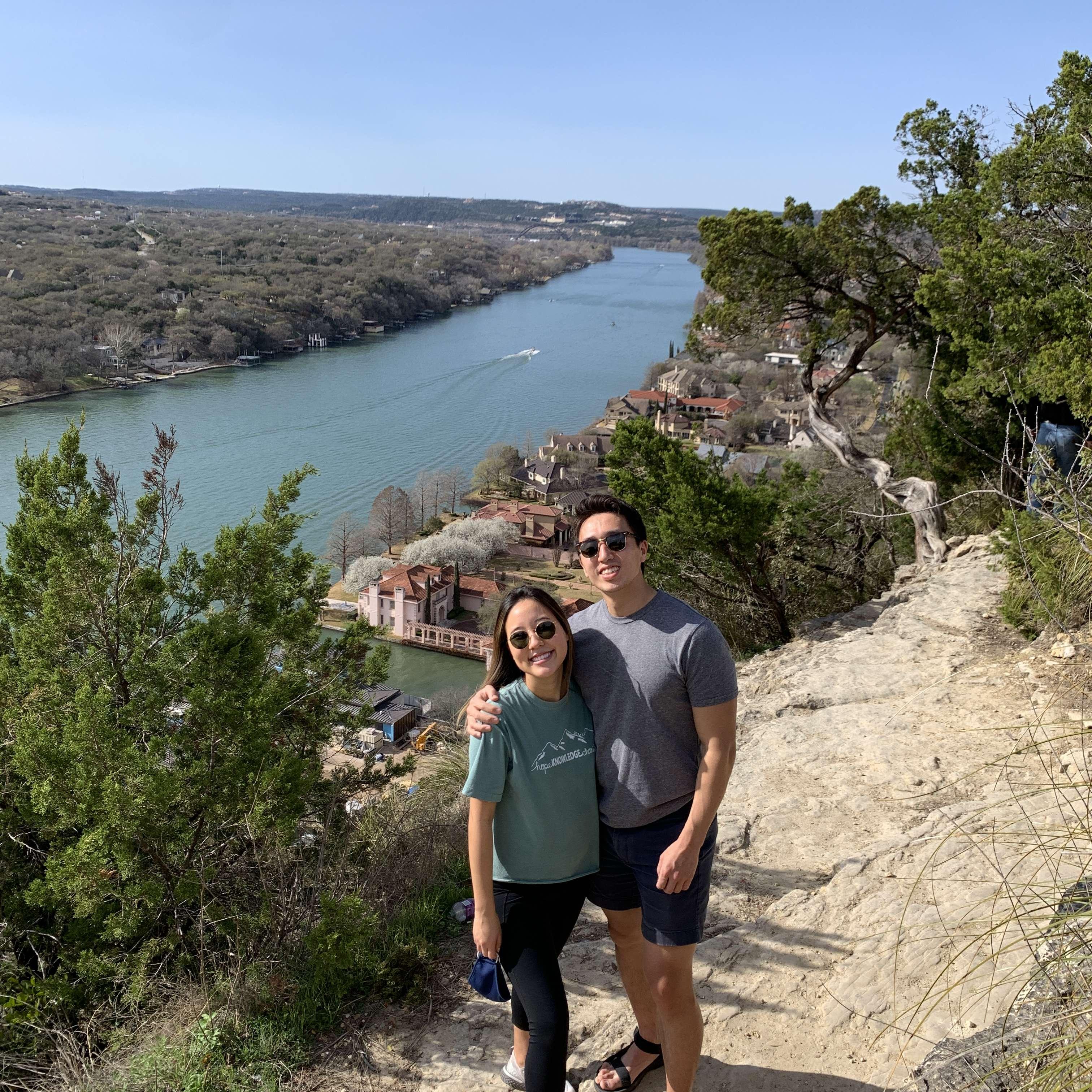 David finally moved to Austin in March 2021! We were excited to no longer be long distance and rented a townhome apartment that Jane would eventually move into after our wedding