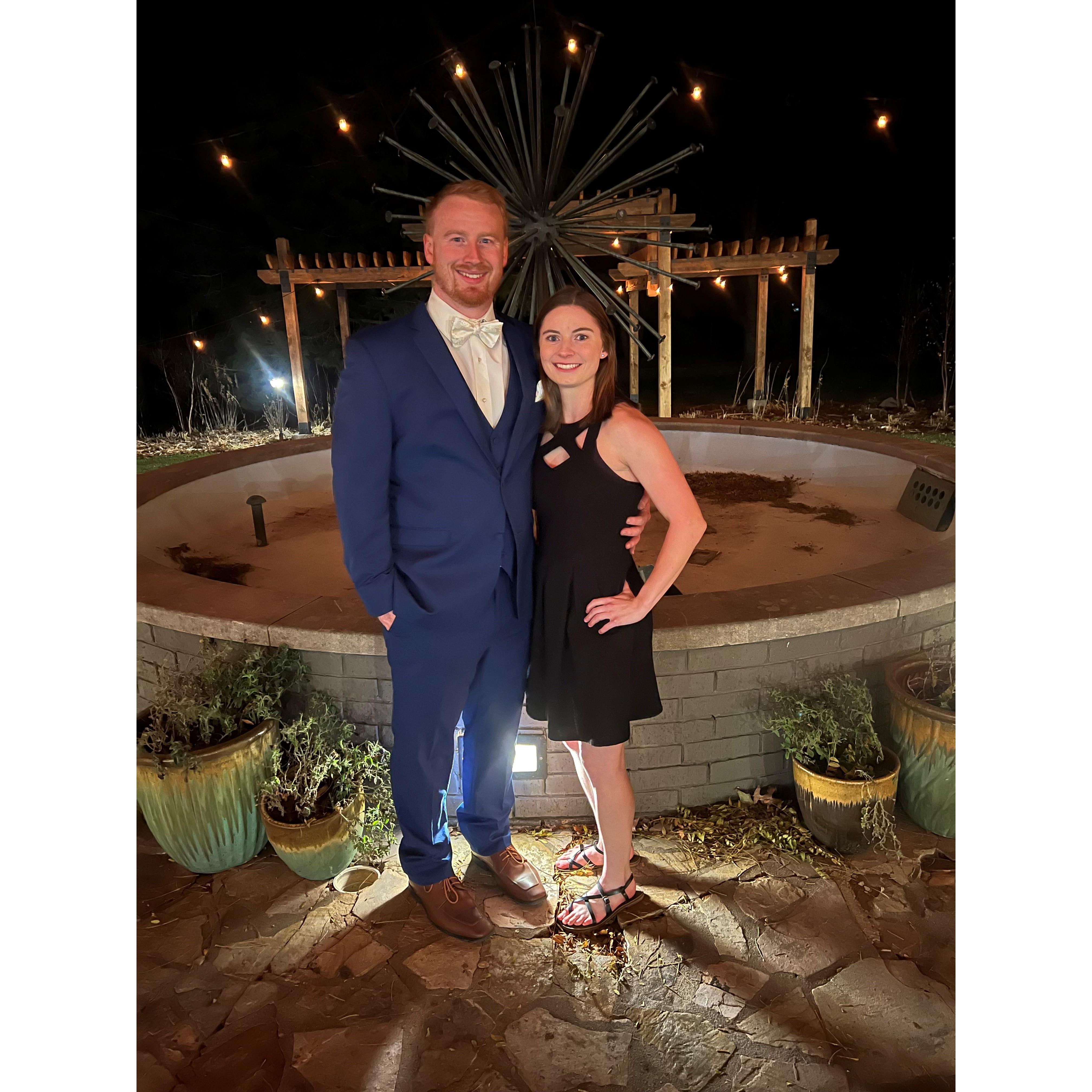 Got to enjoy being apart of our family and friends special day's. We can clean up nice!