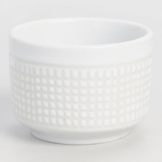 Dotted Porcelain Sake Cups, Set of 4 - www.worldmarket.com