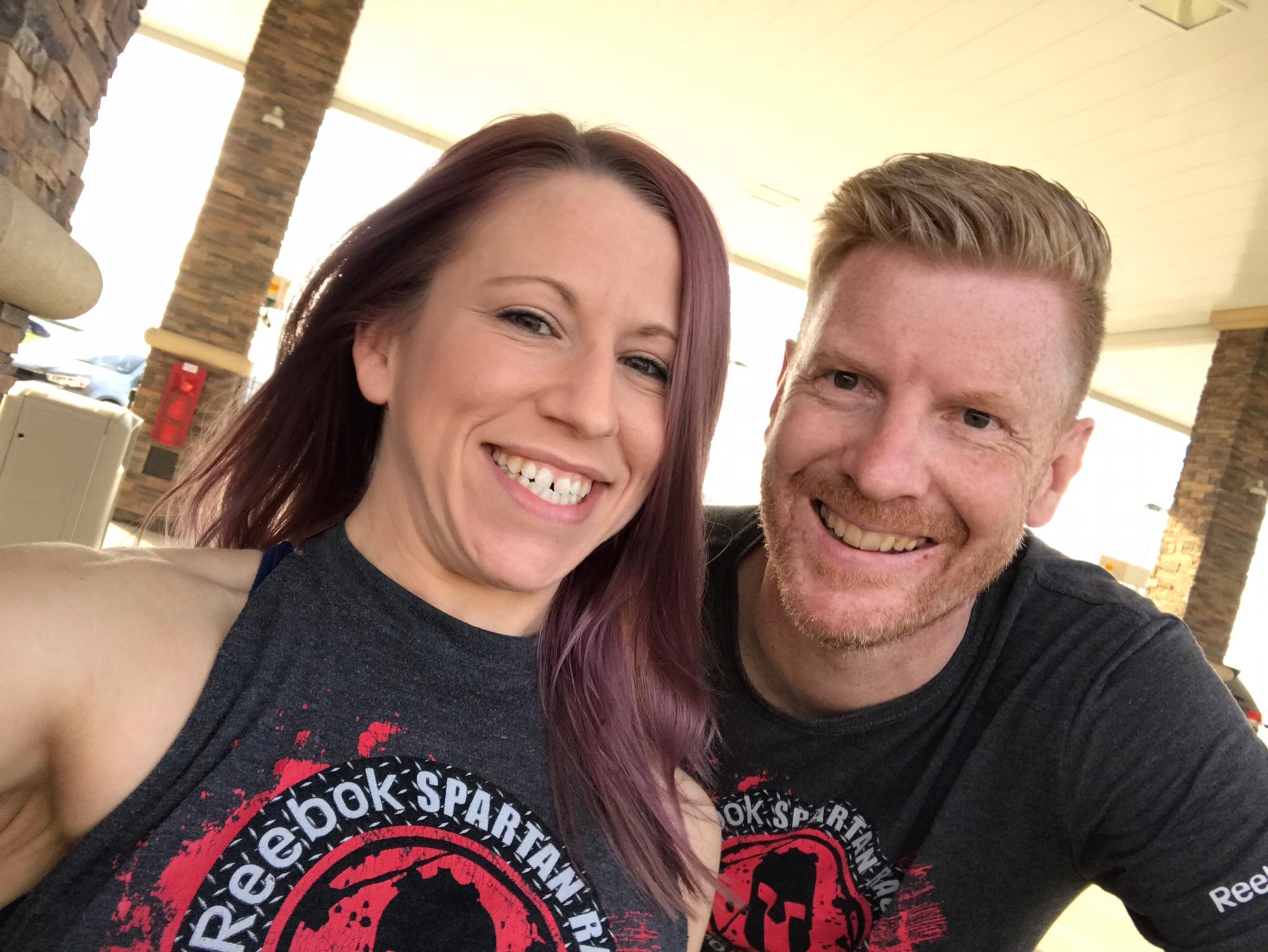 Before the first San Antonio Spartan Races. March 2019