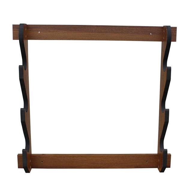 Rush Creek Creations | Indoor Gun Rack for up to 3 Rifles or Shotguns, Premium Wood Construction with Scratch-Resistant Finish Gun Storage for Firearms, Alternative for Gun Safe for Rifles and Pistols