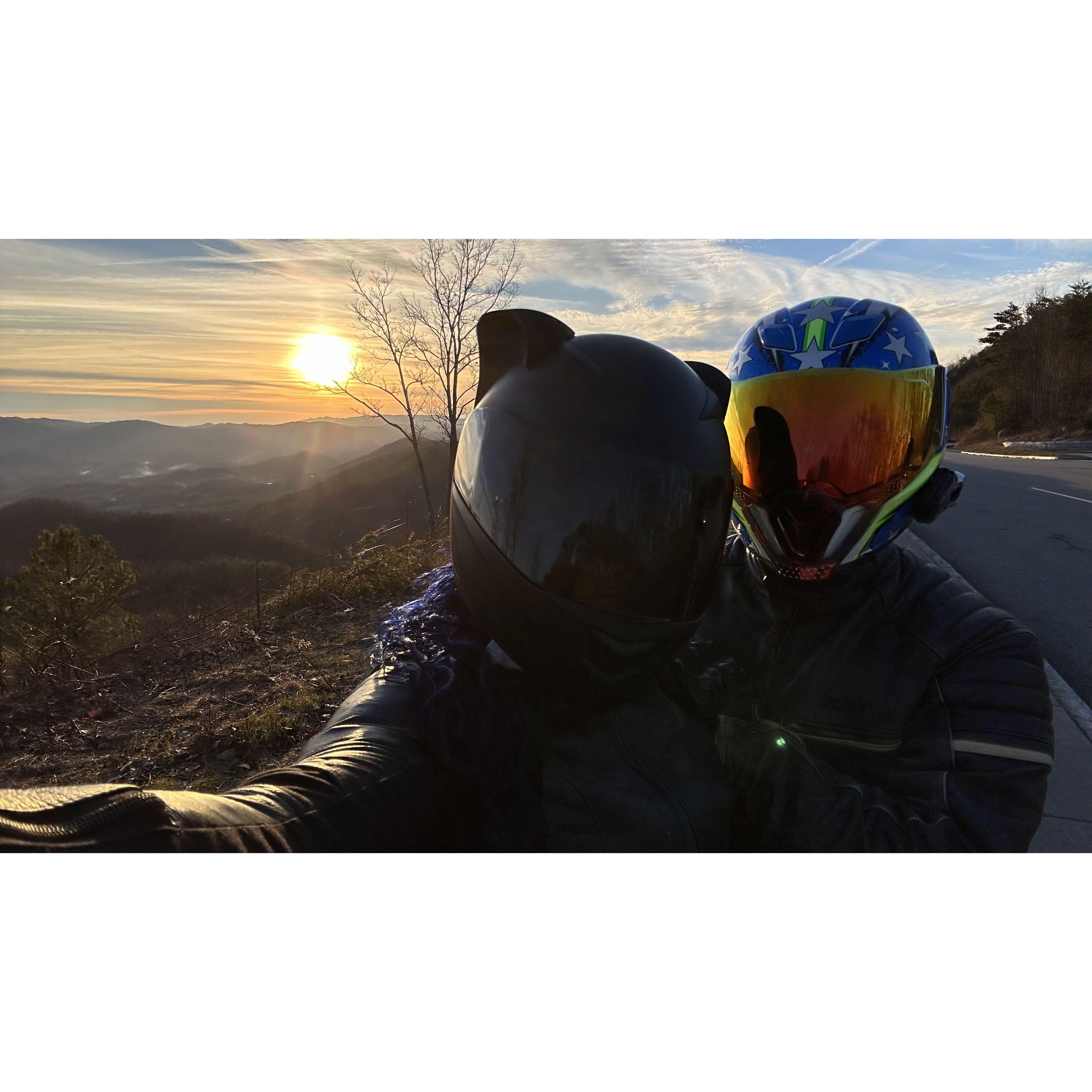 Jan 2023 - Fun fact: Charlie got Jordan into riding motorcycles!