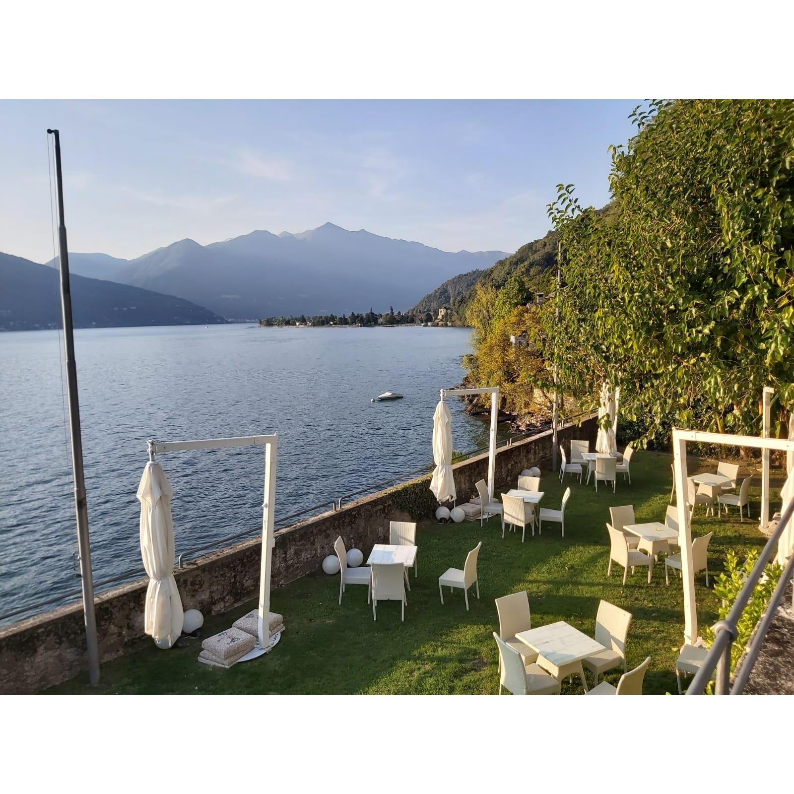 Ceremonial Terrace with beautiful views over the Lake Maggiore