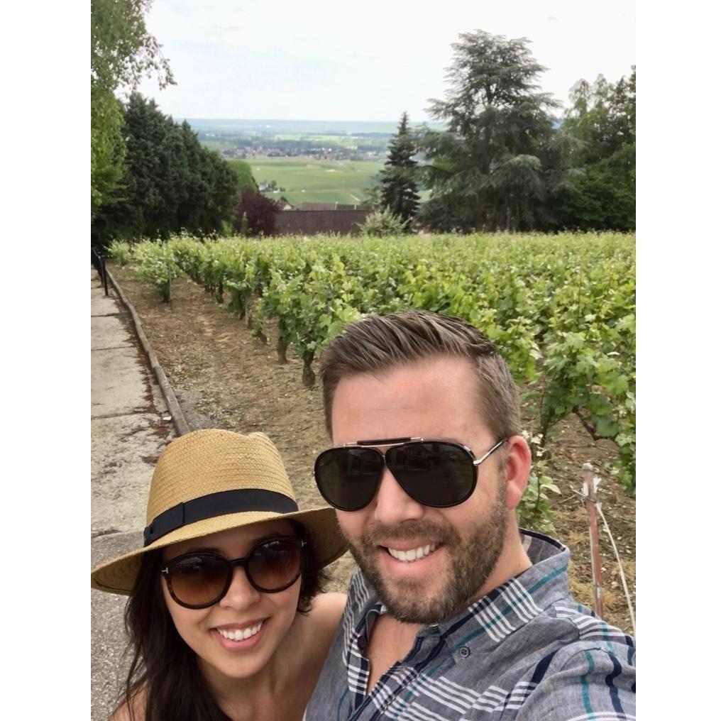 Hiking around wine country