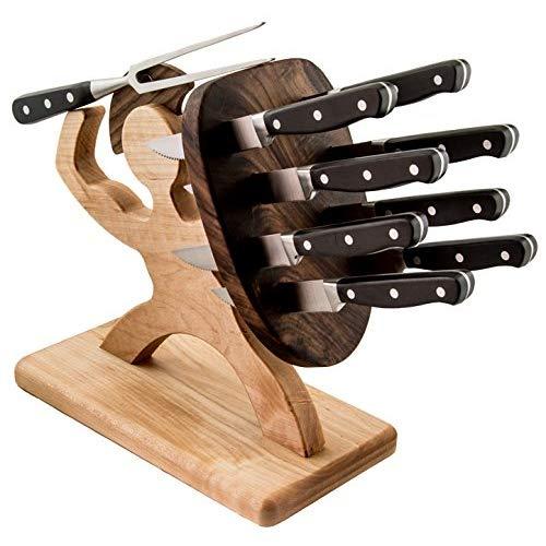 Spartan Steak Knife Set - Carnivore's Edition - Handmade, 10-Piece, Professional Steak Knife Set