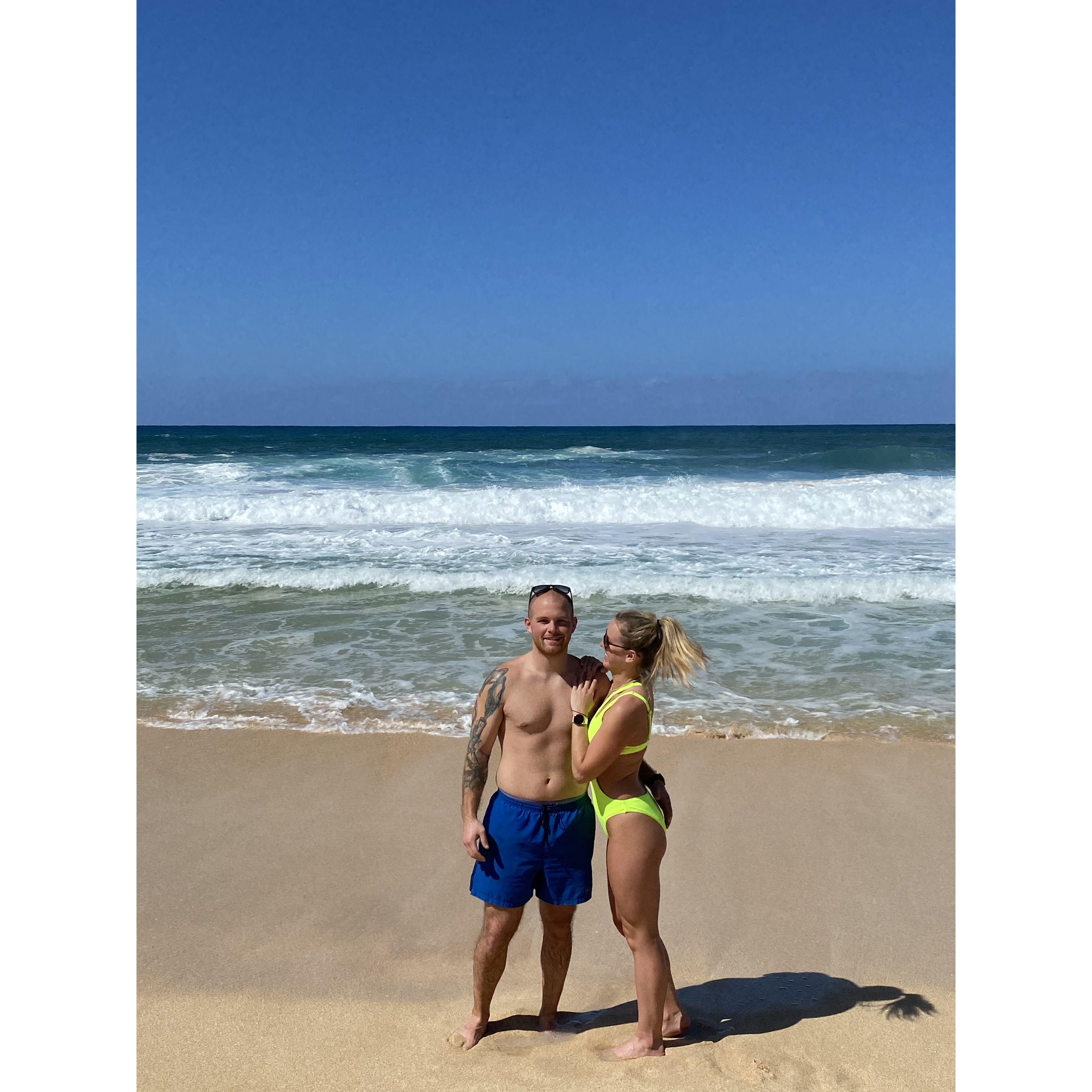 First trip to Hawaii.