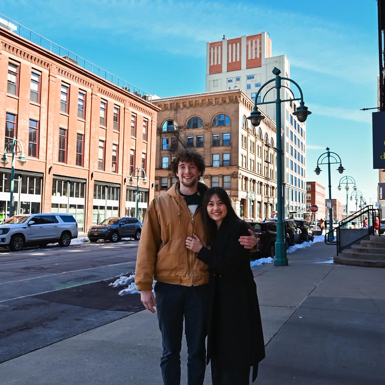 Our first adventure to the Third Ward, Milwaukee.