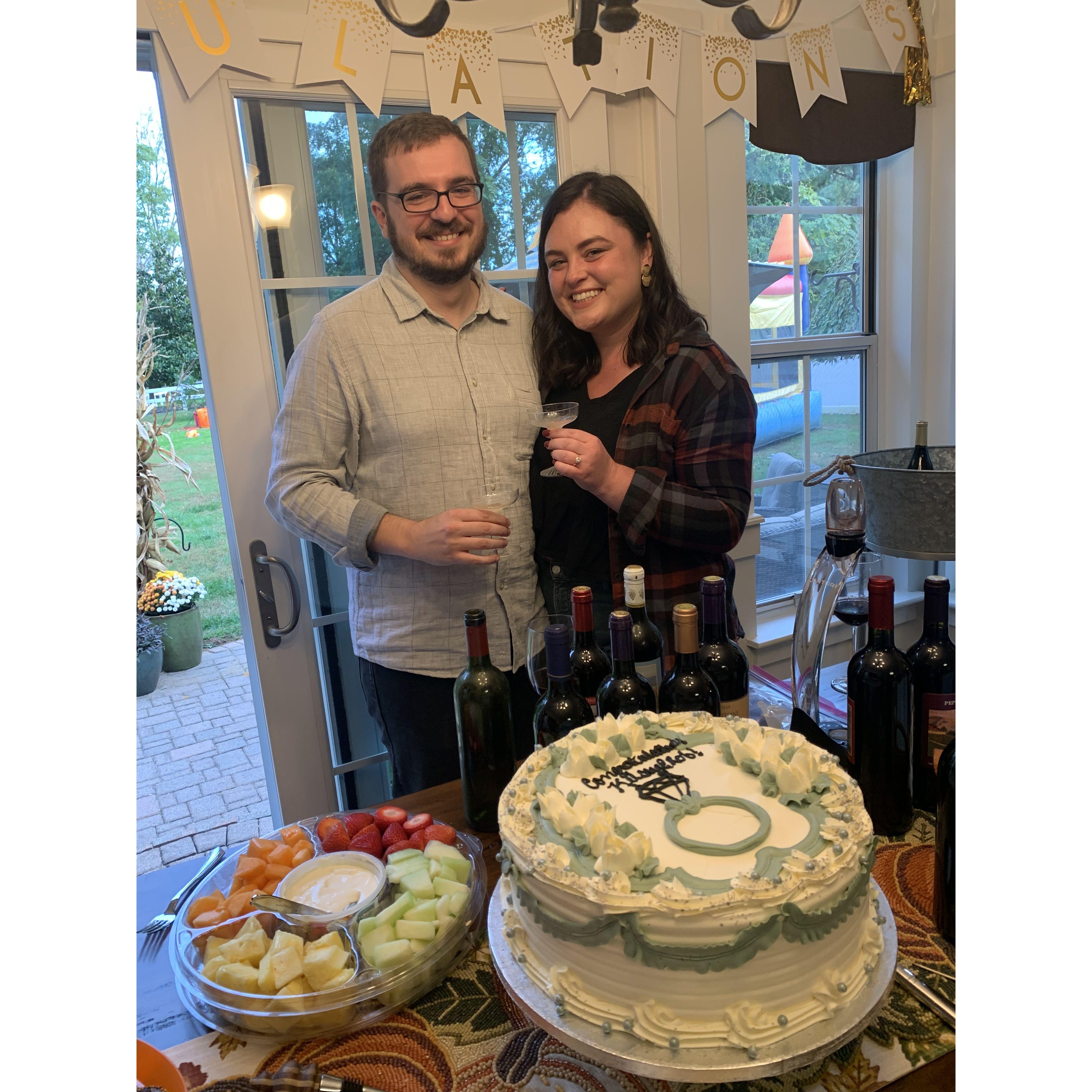 Wine bottling 2021/engagement party mashup!