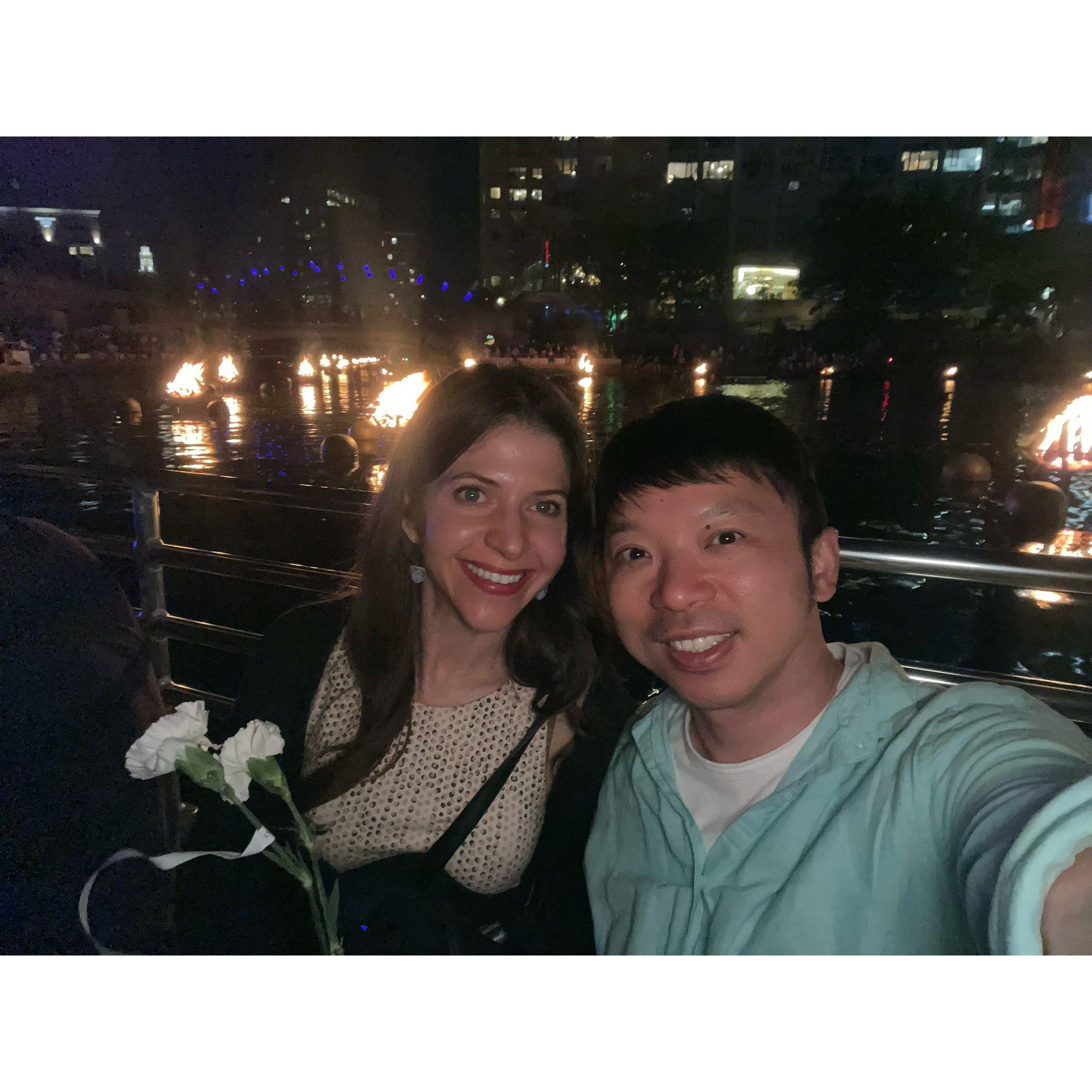 Cruise along Providence River during WaterFire