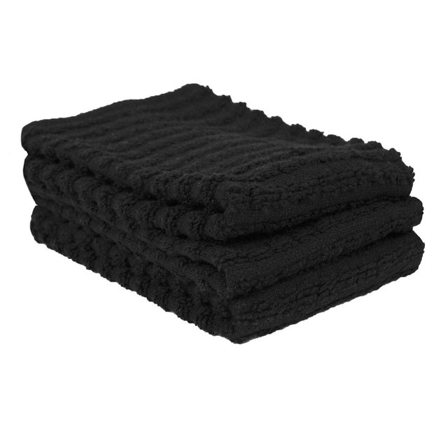 John Ritzenthaler Co. Royale Solid Dish Cloths , Black