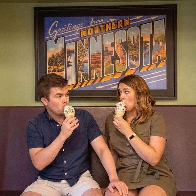Abbie grew up going to Nisswa, Minnesota every summer for a week with her family.
Bryan experienced it for the first time and naturally we had to stop at the candy/ice cream shop, the Chocolate Ox.
