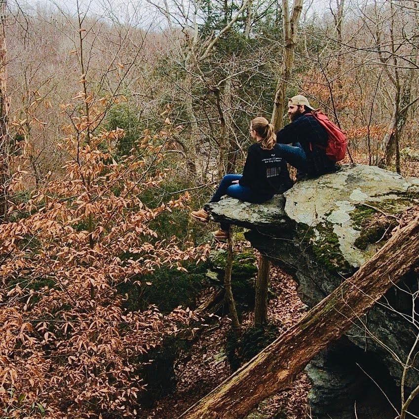 We took this beautiful hike when Toby came up to meet Caila's family in Pennsylvania only a month after dating -- this spot was a good place to process what we felt about the relationship so far.