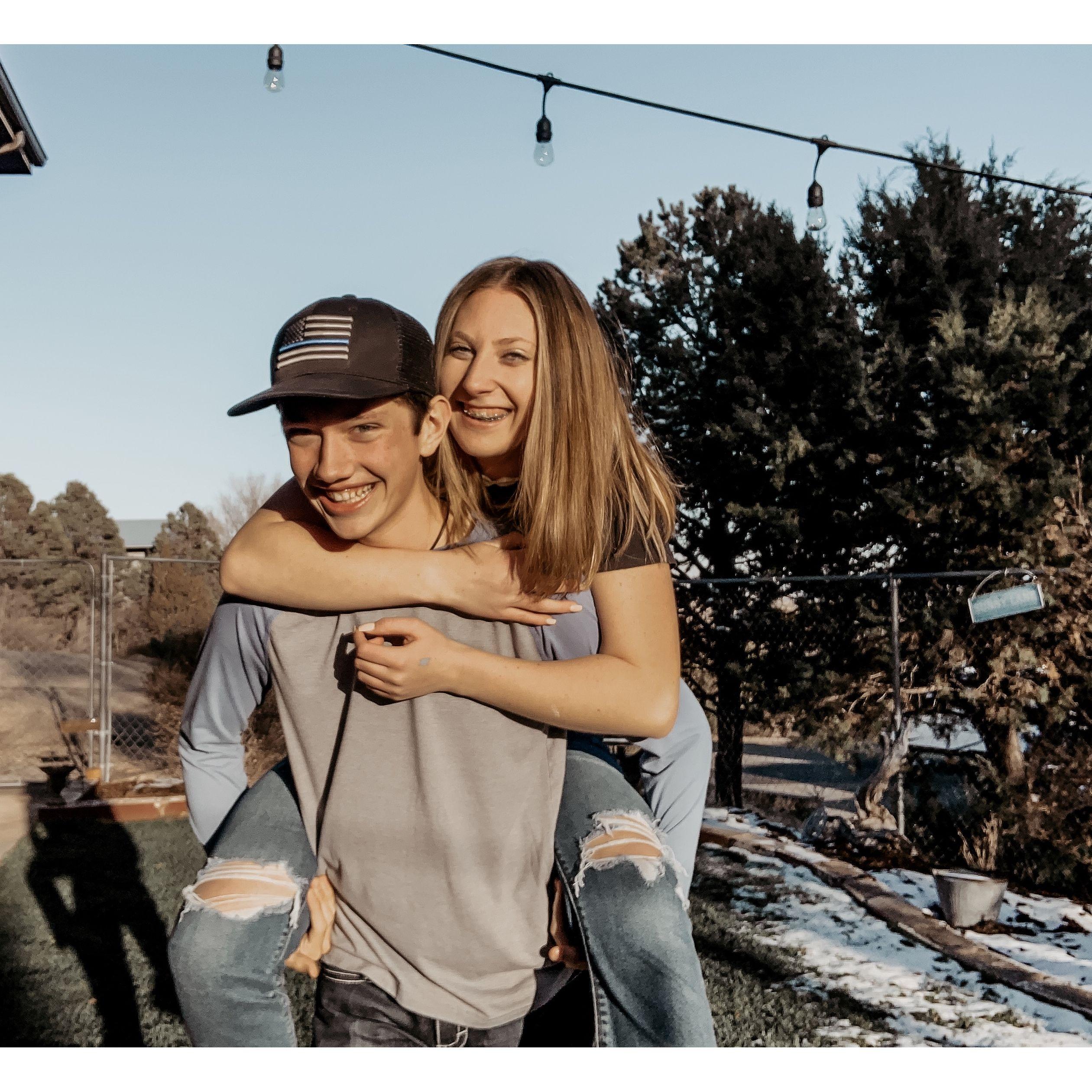 During quarantine, we hung out every day.