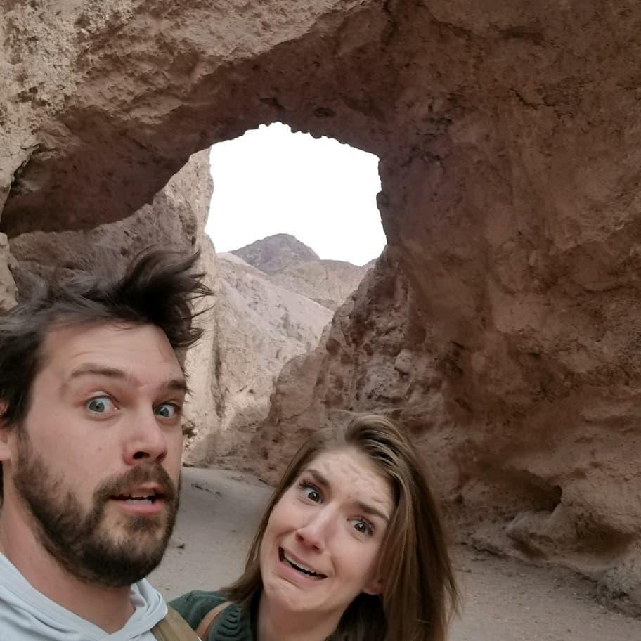 Our first camping trip - Dave surprised Christina with her "walk a volcano" Bucket List item on this trip