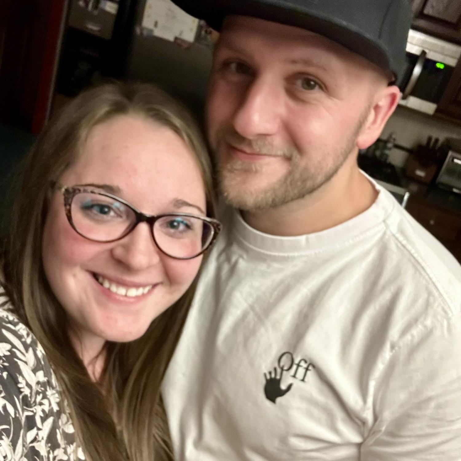 Our first photo together.