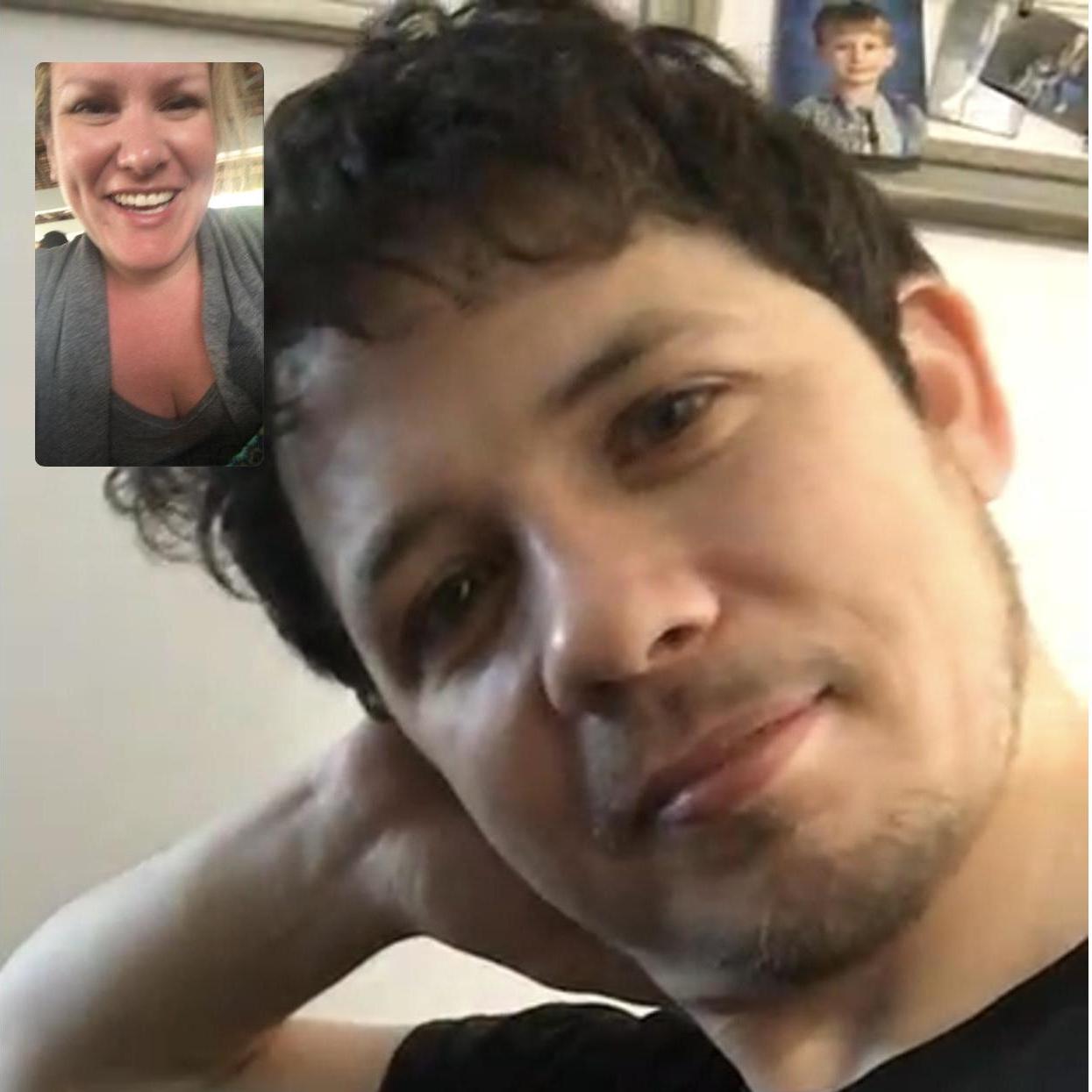 Face-time during trip to Mexico 1/2020