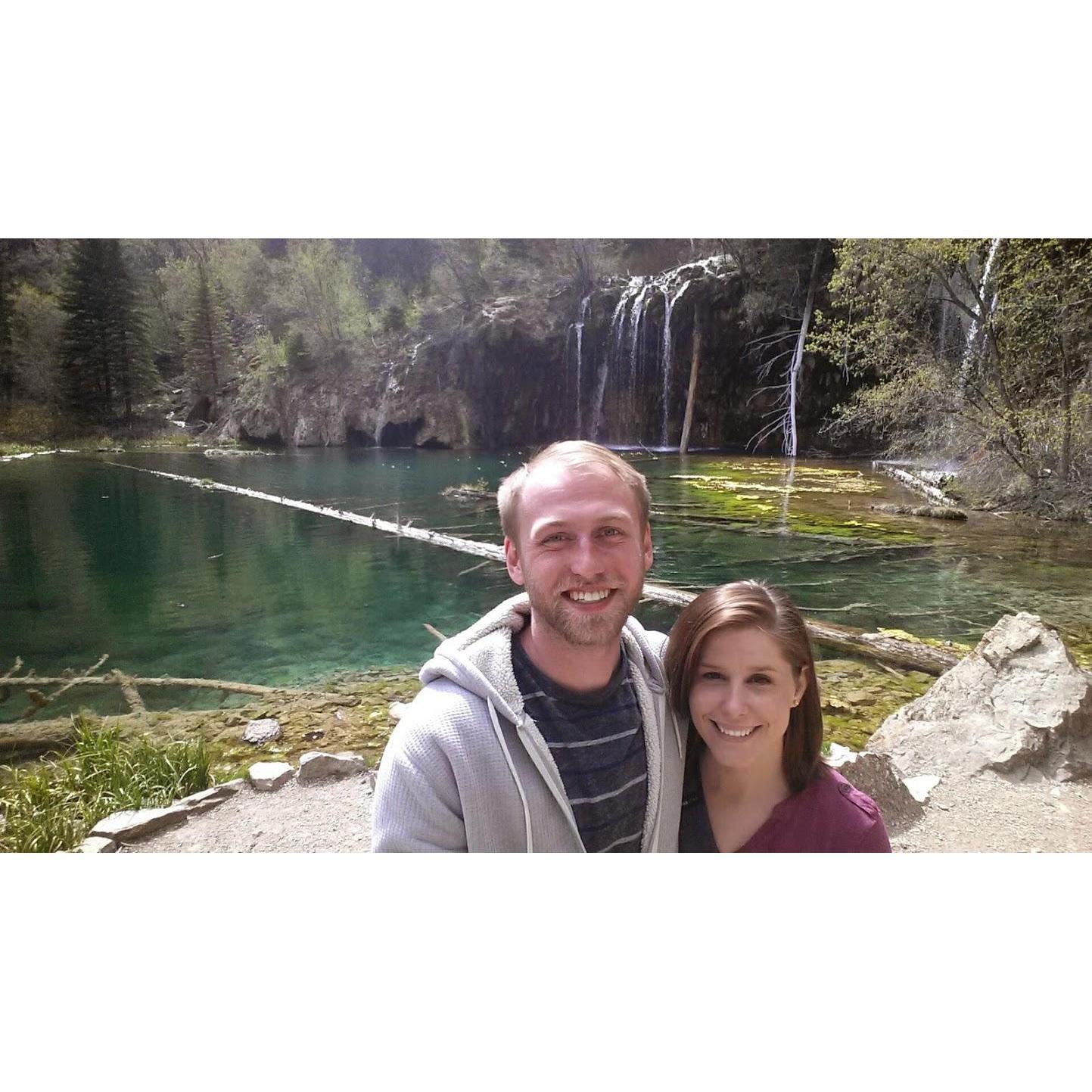 First hike we adventured on - a crazy uphill hike to Hanging Lake.