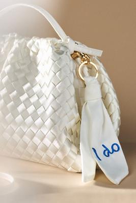 I Do Knotted Ribbon Bag Charm