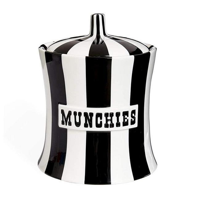 Jonathan Adler Canister (Munchies, Black & White)