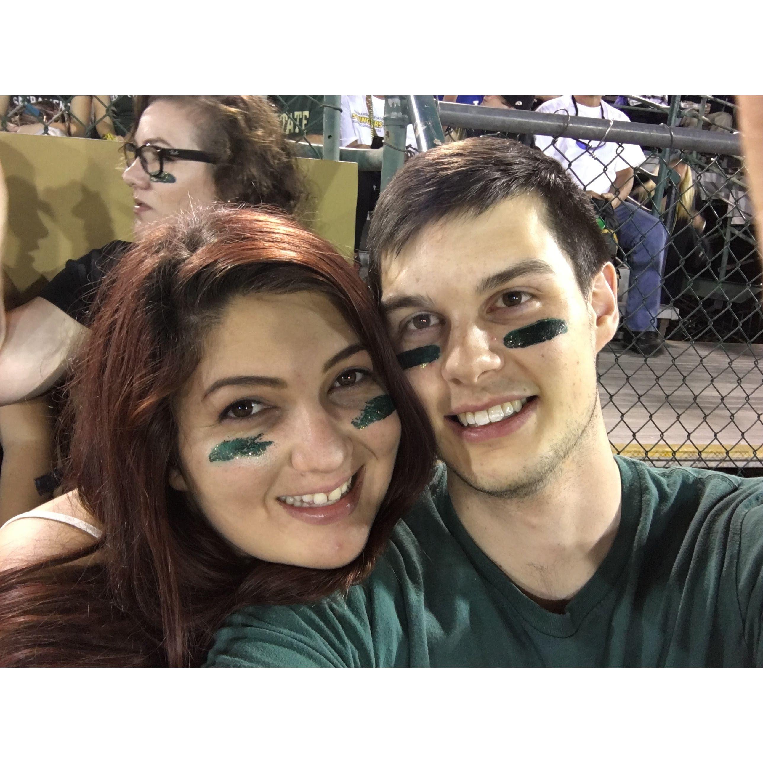 Our first picture and friend hangout