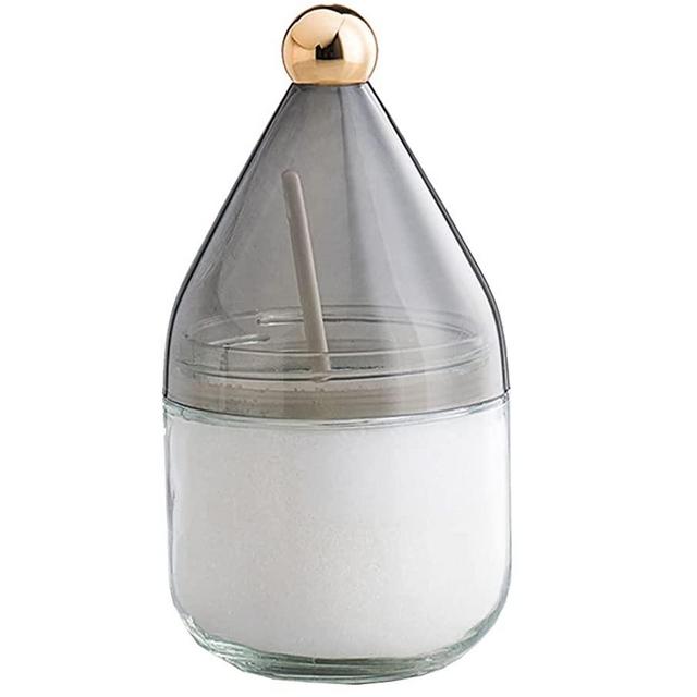 Mozacona Glass Sugar Bowl Spice Jar Seasoning Jar with Plastic Lid and Spoon