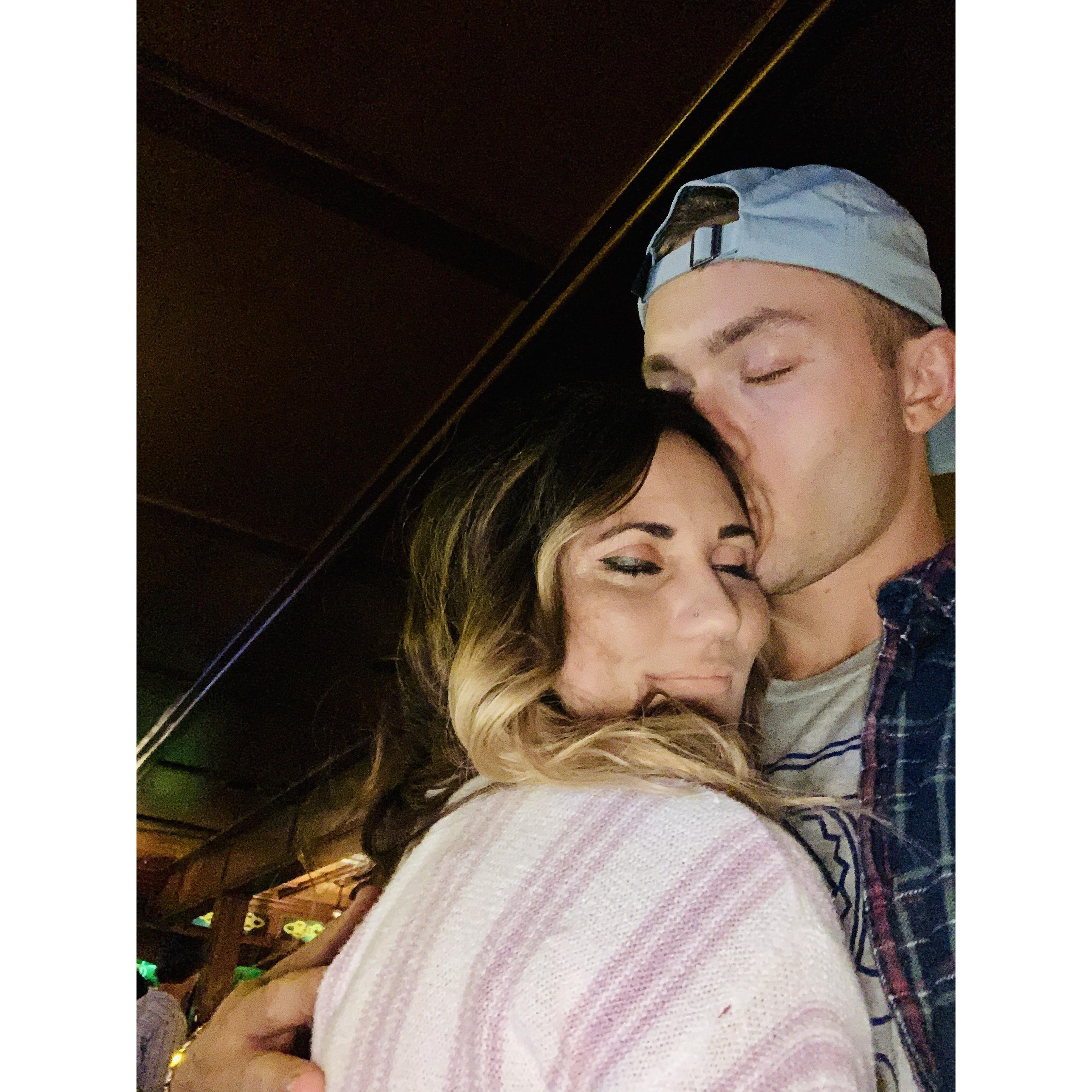 When he asked me to marry him!