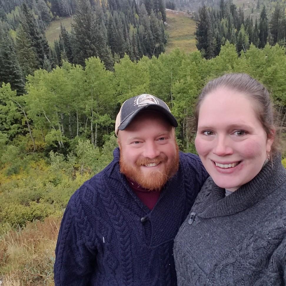 Up at Snowbird in Utah for Oktoberfest - wearing our Ireland sweaters. Alana thought maybe this was proposal day - she was wrong.