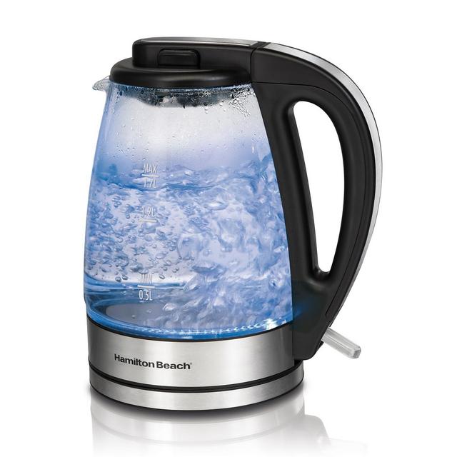 Hamilton Beach Modern 1.7-L Glass Kettle