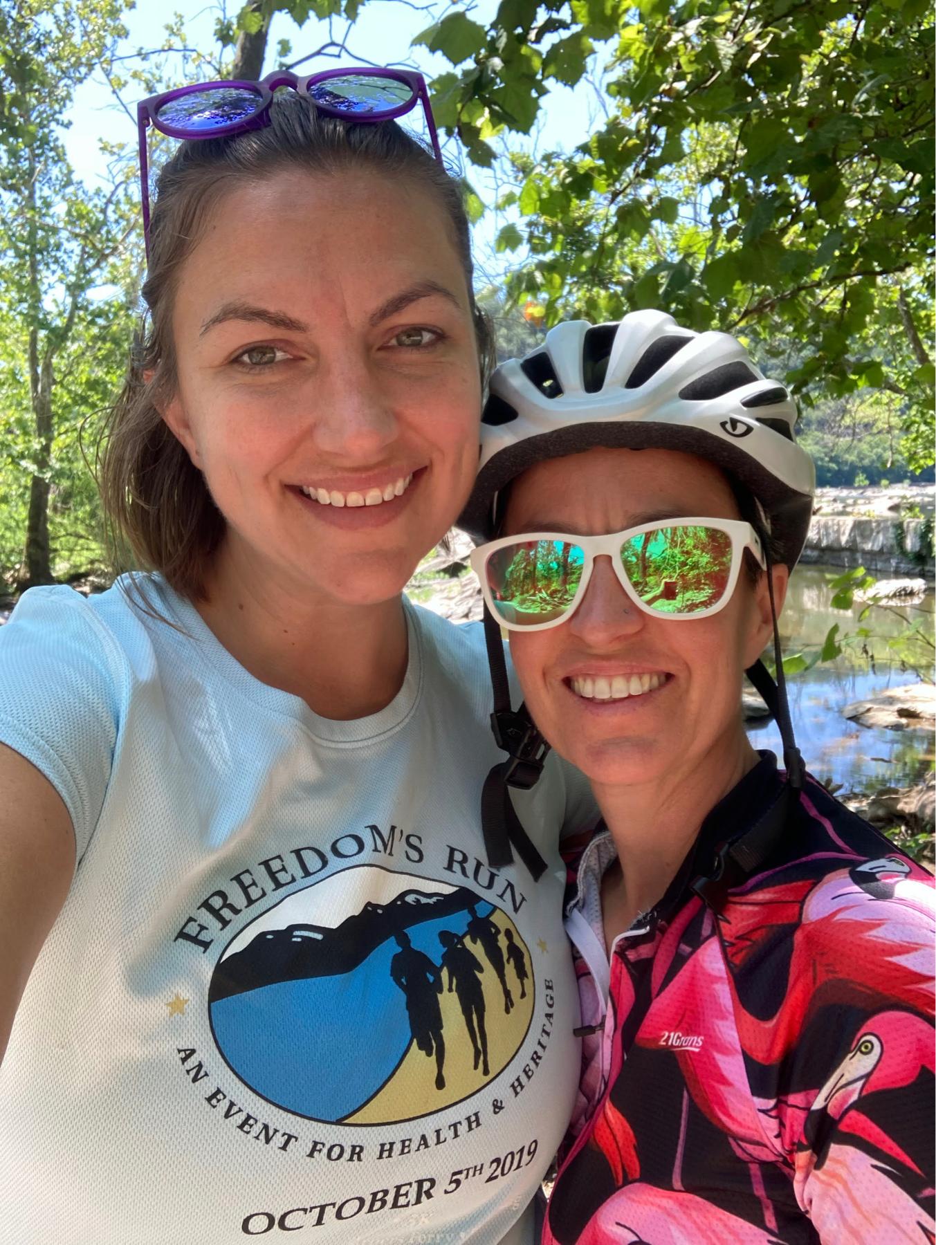 Long bike ride on the C&O canal towpath