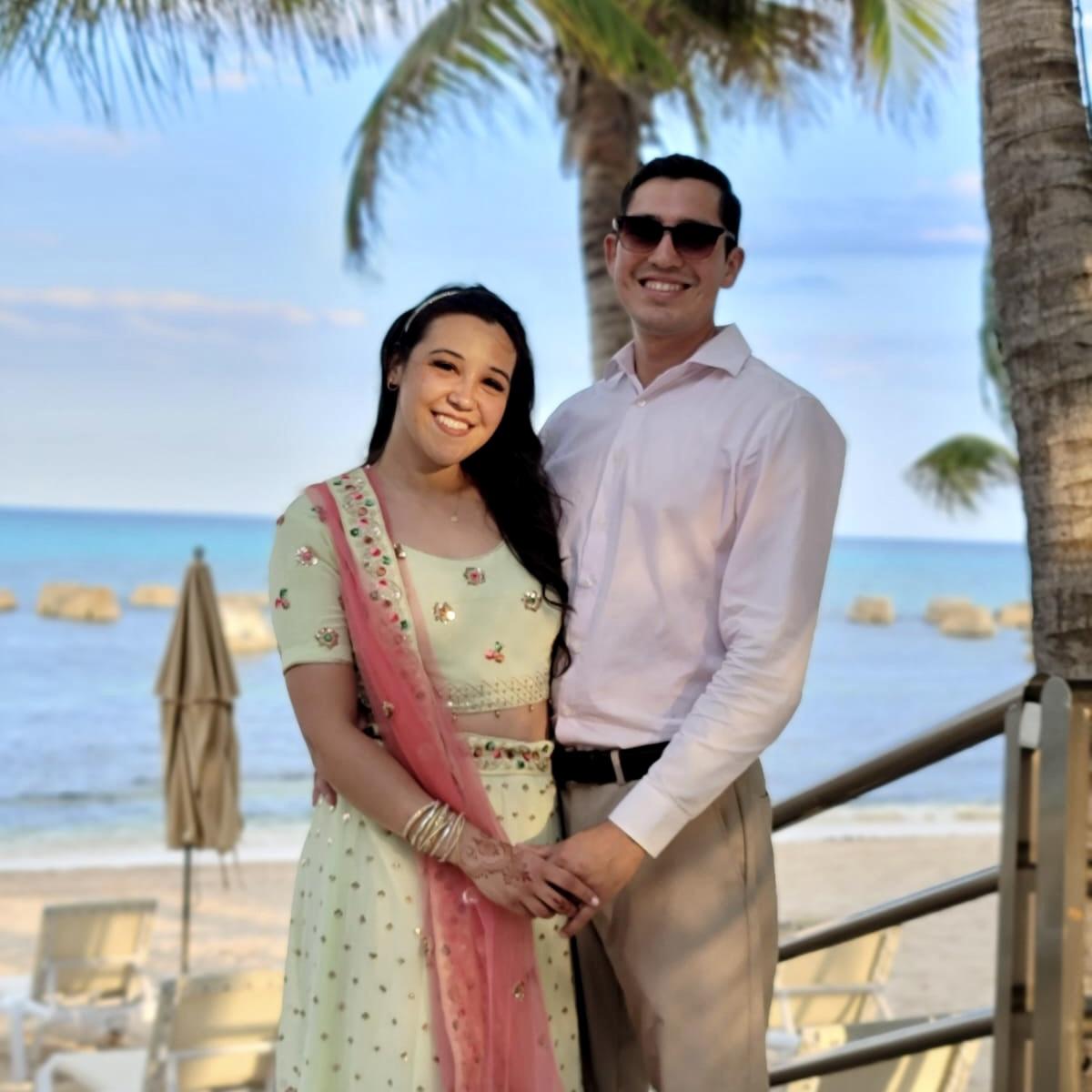 Their friend Vishal’s wedding in May 2023