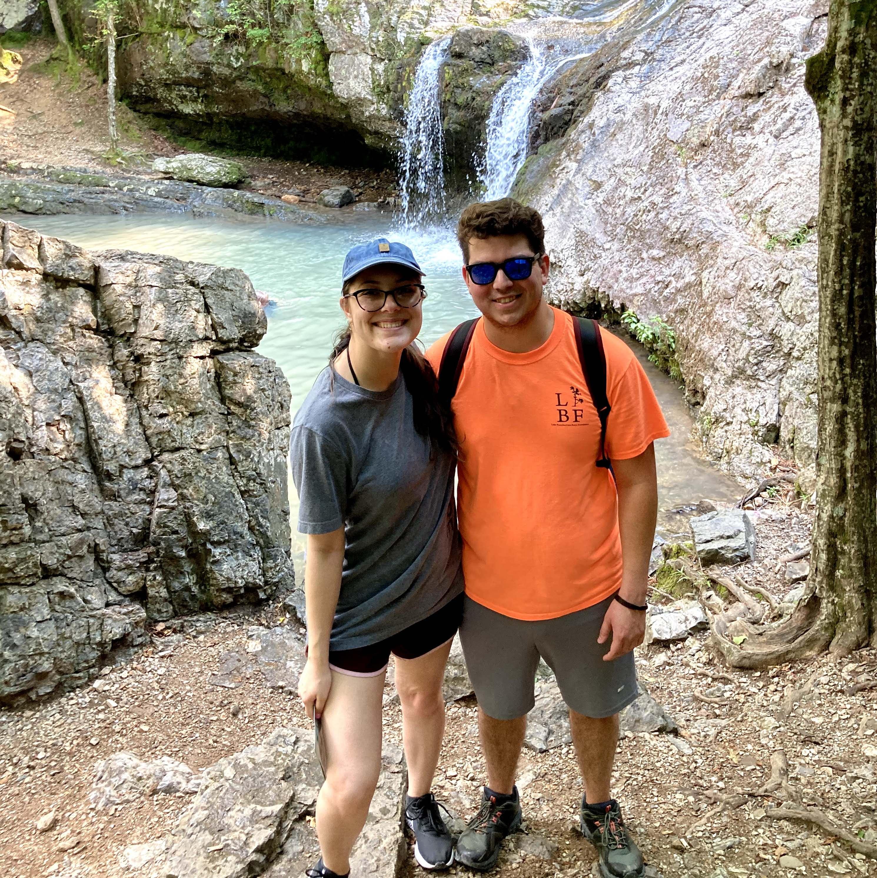 A waterfall we found on the Cobar Arkansas Trip