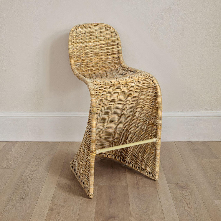Rowena Interiors, Amalfi S-Frame Woven Stool | Zola