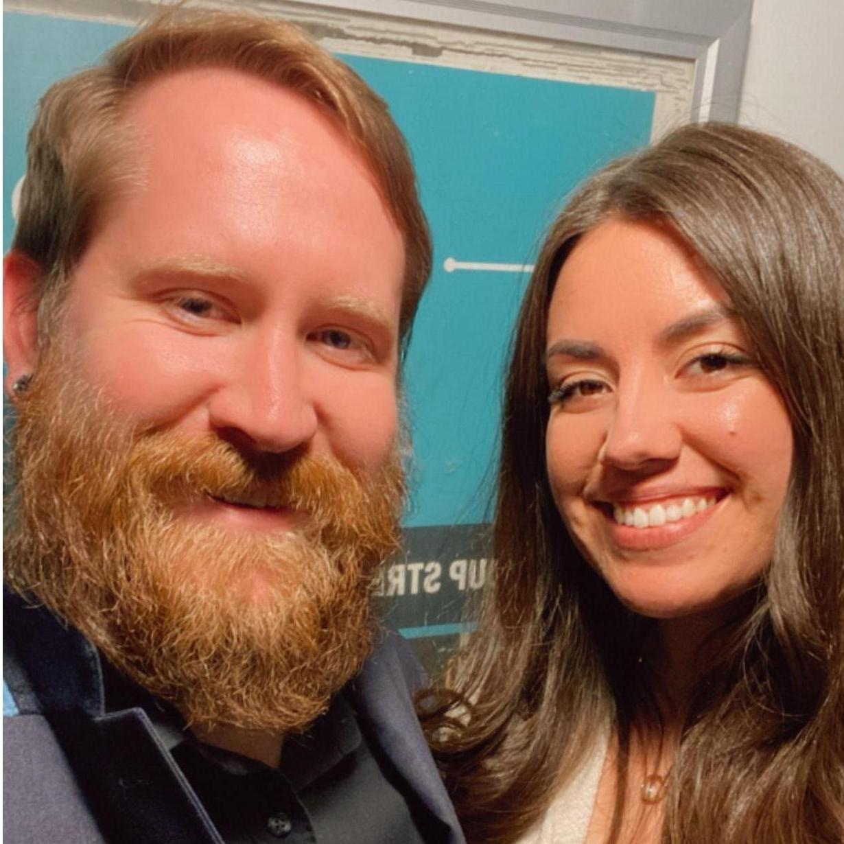 Feeling fancy after sushi to celebrate Matt's work promotion