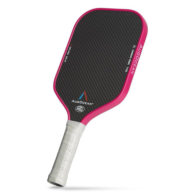 Pickleball Paddles,3K Raw Carbon Fiber Pickle Ball Paddle Surface with Great Grit & Spin,T700 Pickleball Racket with Excellent Power,Control & Balance,USAPA Approved,1 Racket Cover