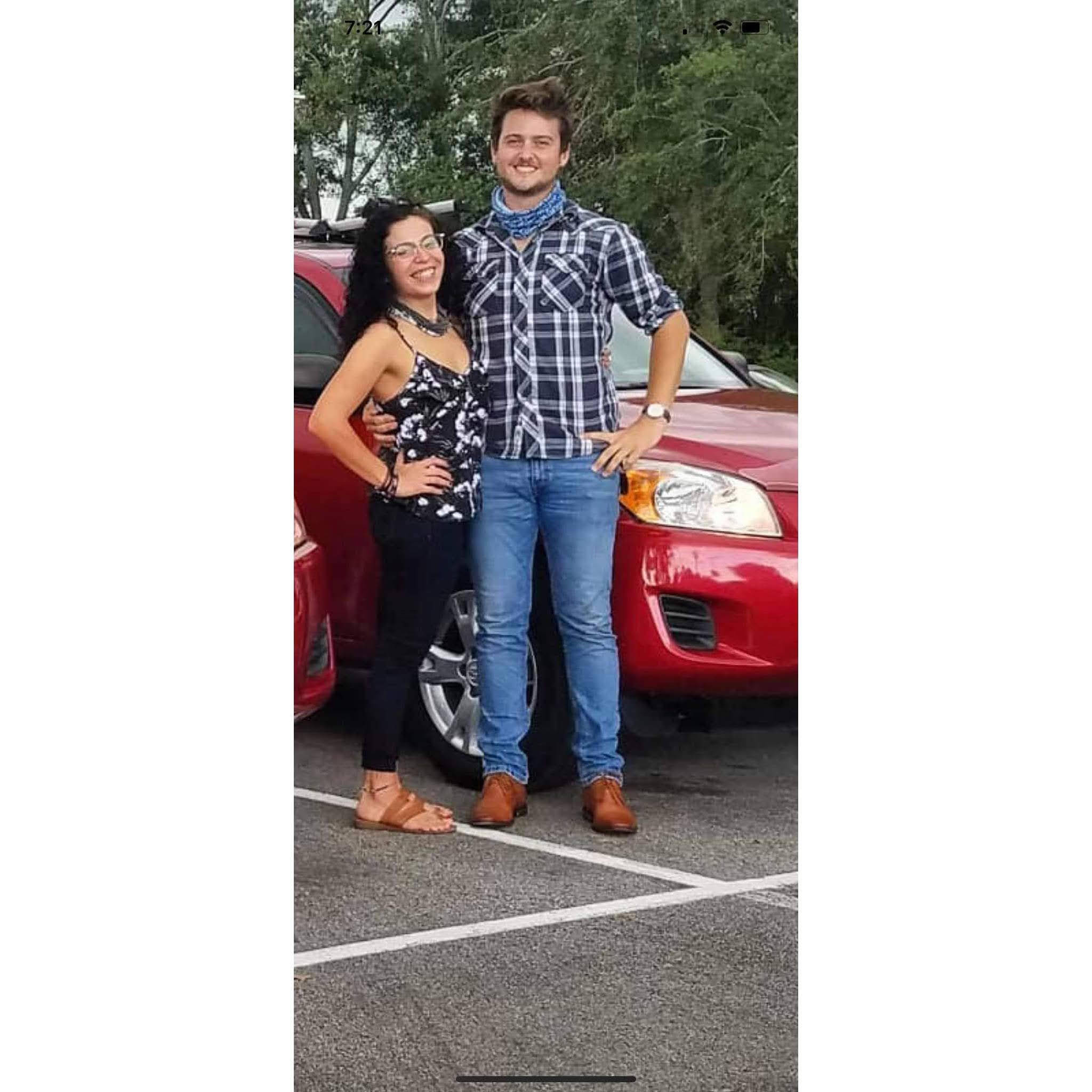 When we had matching cars