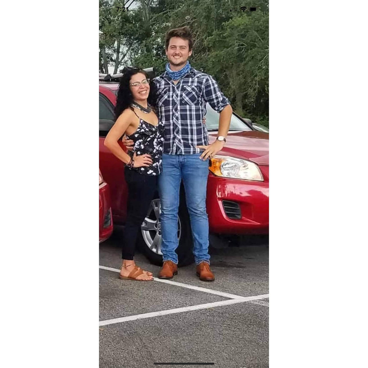 When we had matching cars