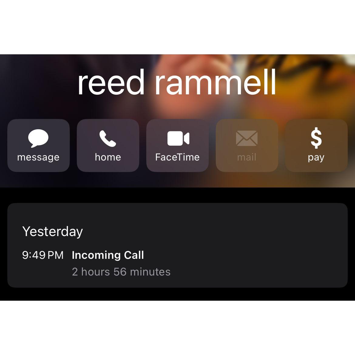Hours on the phone together always felt too little. I missed my man.