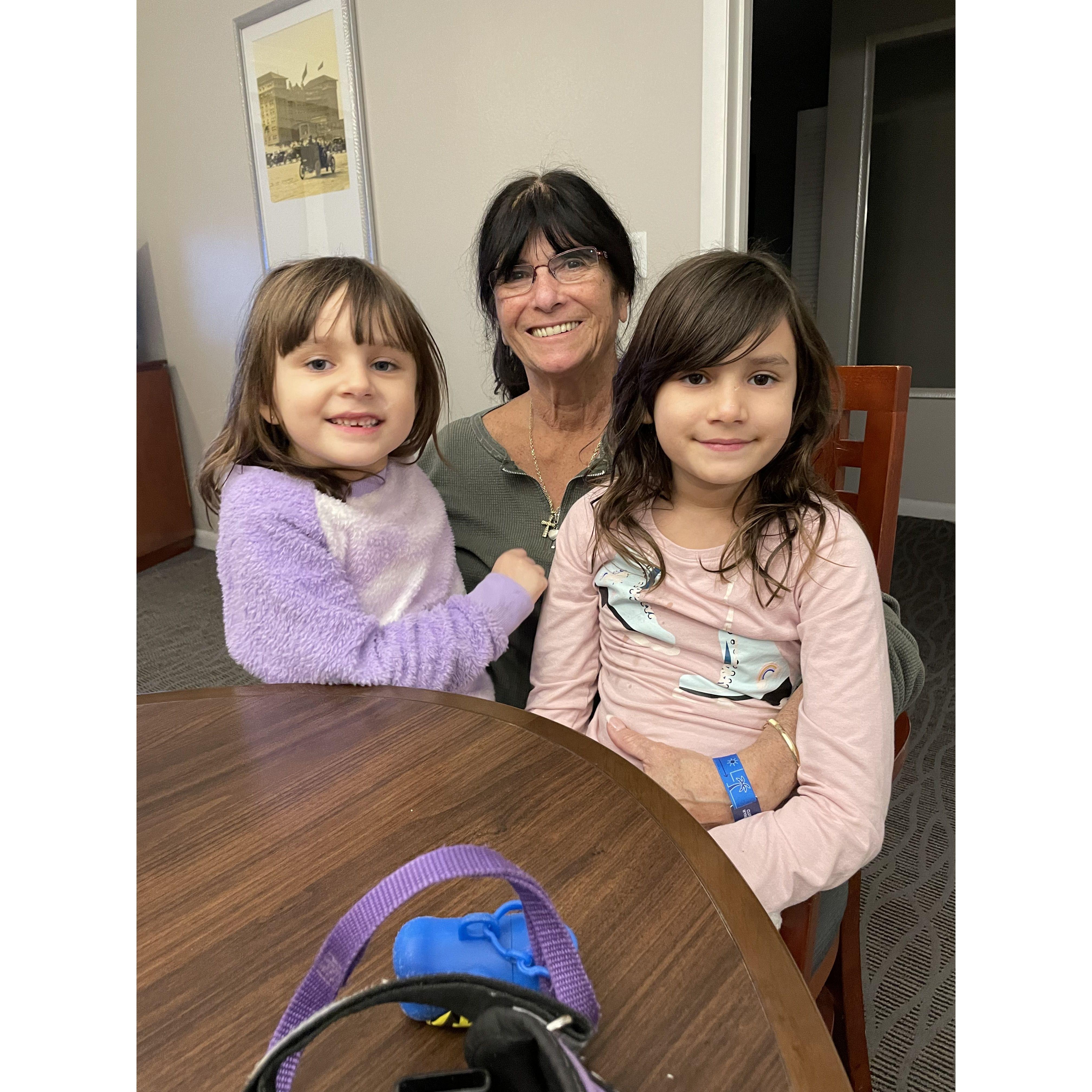 Mike's  grandkids Elana & Saraphina! Love these angels!