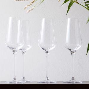 Champagne Flute Starlight Lead-Free Crystal Glassware Sets