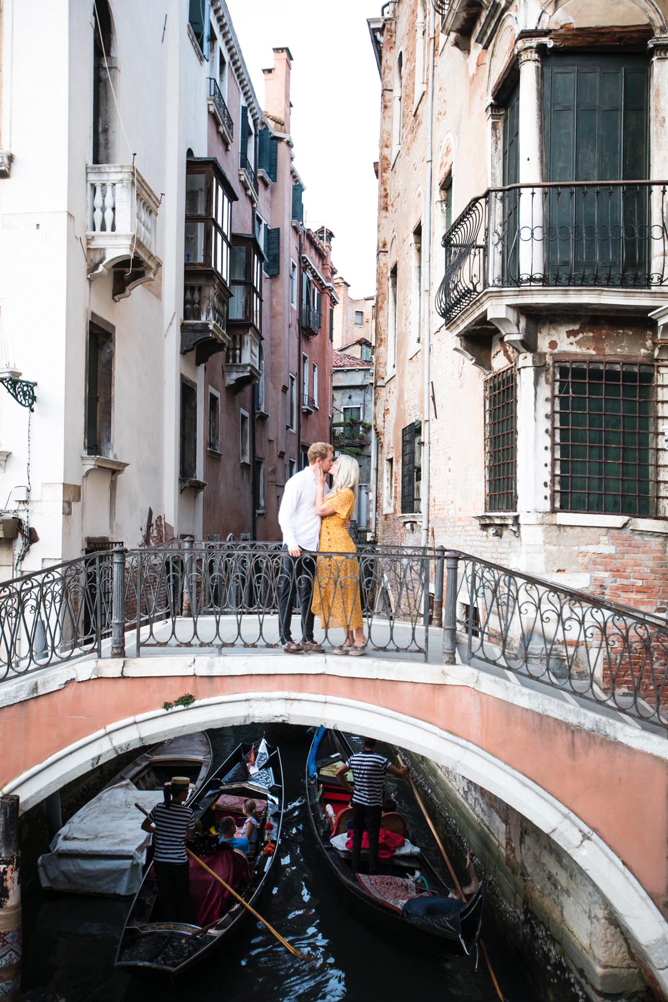 Kyle hired a photographer for the proposal and she took us on a photo shoot through Venice, Italy.